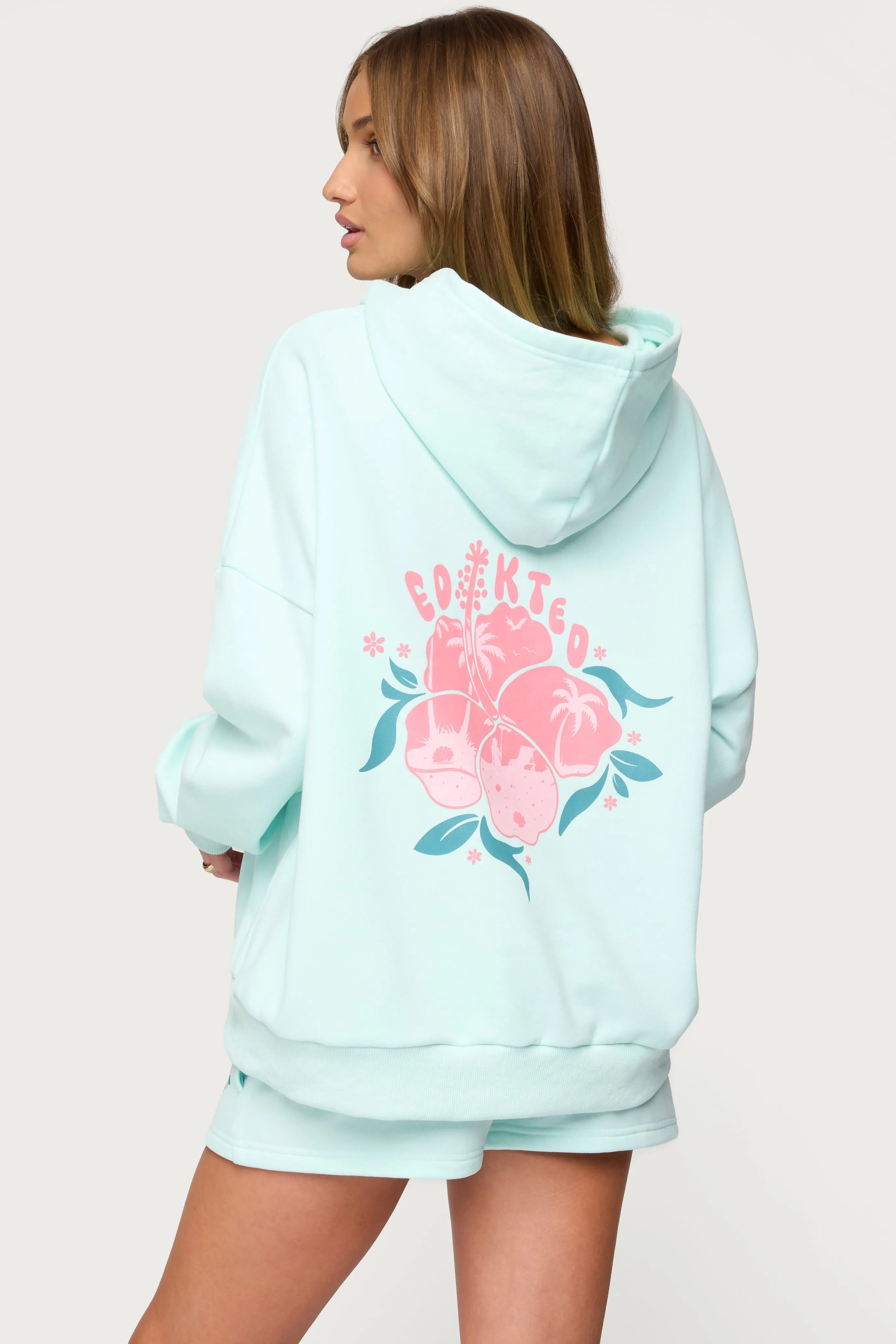 Beach Bloom Hoodie sold by Edikted