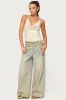 Reid Backless Sequin Cowl Neck Top sold by Edikted