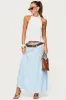 Ivey Backless Crochet Halter Top sold by Edikted