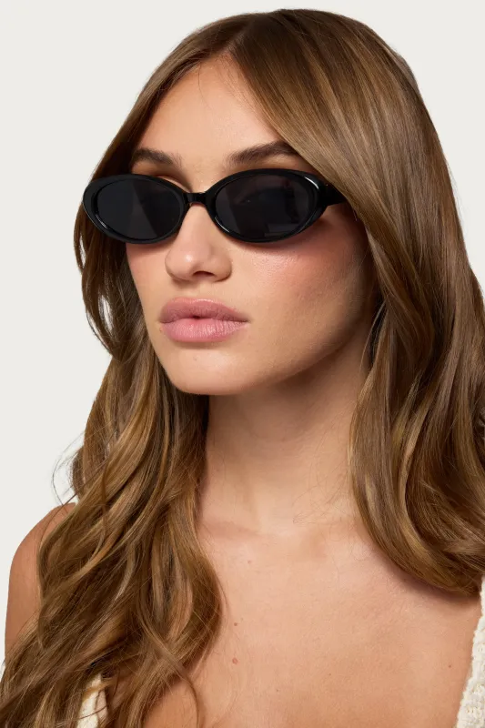 Rosalie Oval Sunglasses sold by Edikted