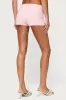Tahna Flower Crochet Shorts sold by Edikted