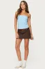 Kennie Mini Skort sold by Edikted