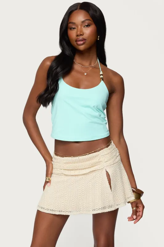 Radley Bead Halter Top sold by Edikted