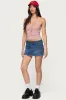 Tova Striped Scoop Tank Top sold by Edikted