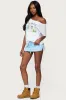 Bayside Slitted Micro Skort sold by Edikted