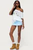 Bayside Slitted Micro Skort sold by Edikted