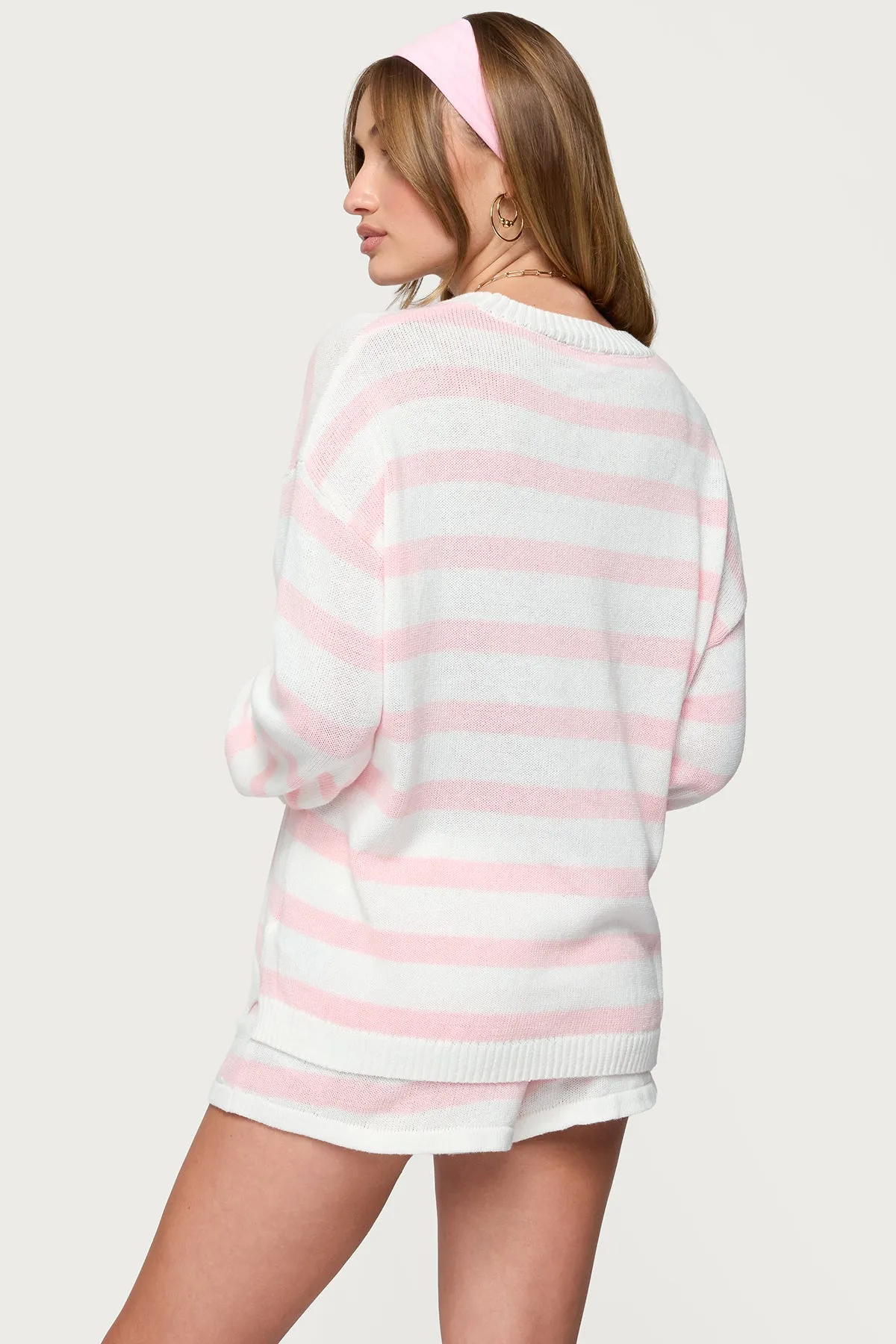 Amaris Oversized Striped Sweater sold by Edikted product image thumbnail 5