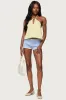 Oliviana Linen Look Halter Top sold by Edikted
