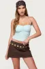 Galya Textured Halter Top sold by Edikted