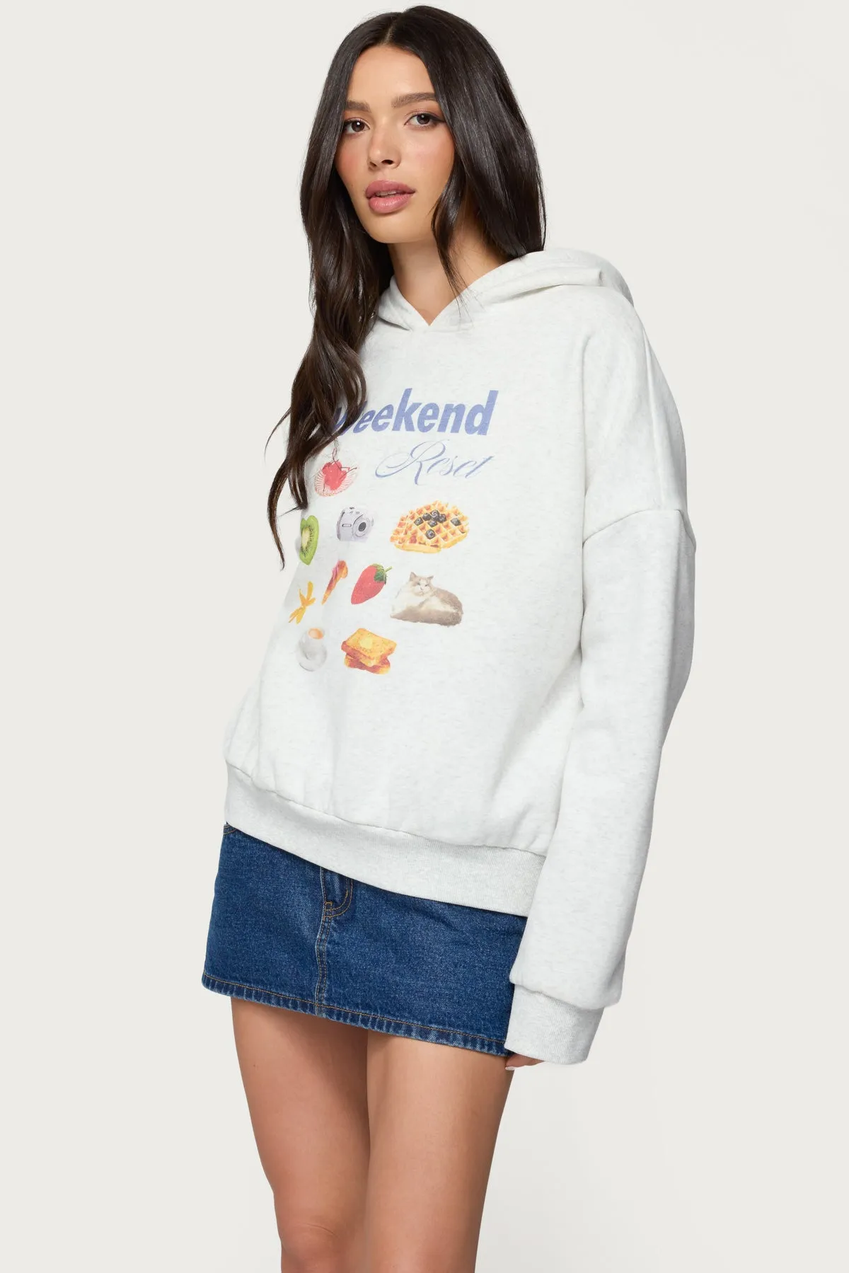 Weekend Reset Hoodie sold by Edikted product image thumbnail 3