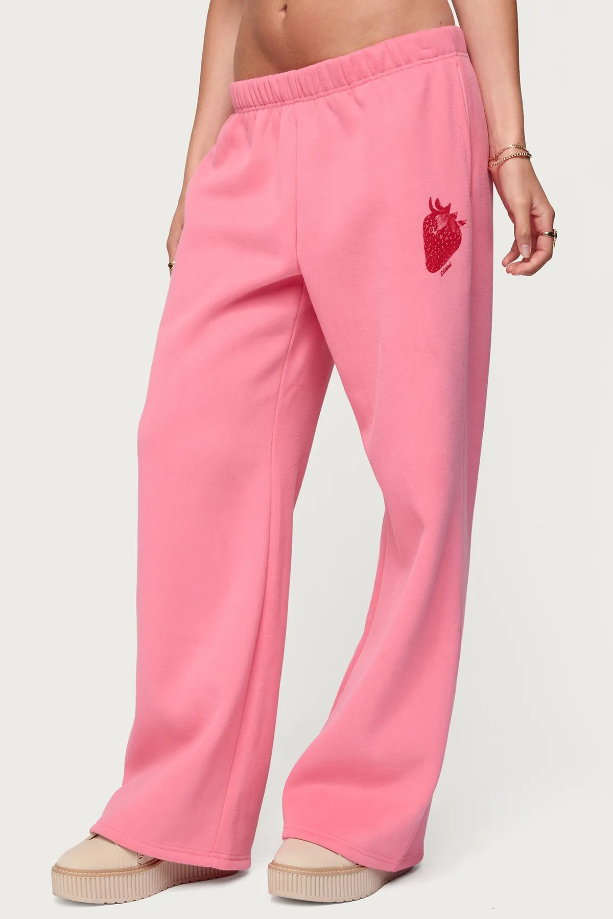 Strawberry Babe Sweatpants sold by Edikted product image thumbnail 2