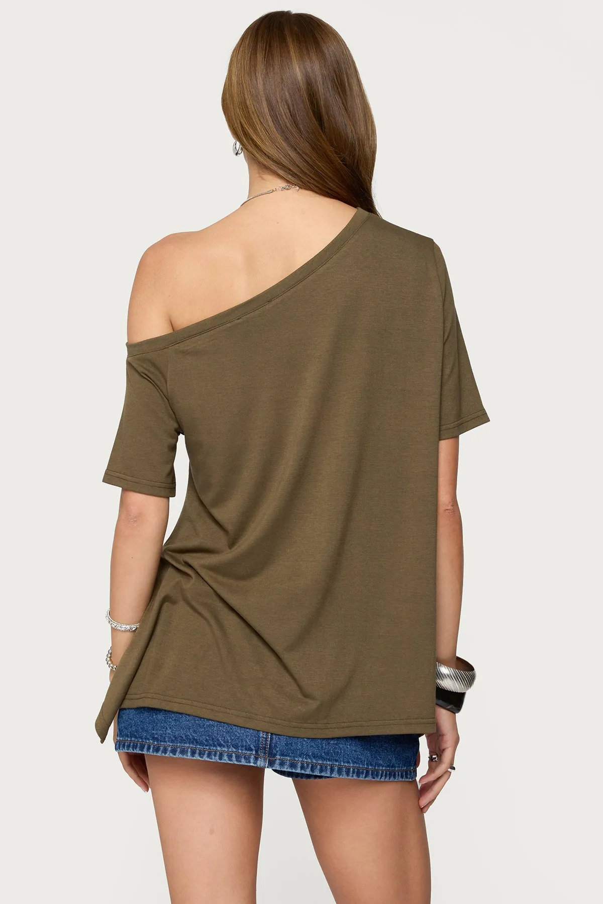 Josy Off Shoulder Handkerchief Top sold by Edikted product image thumbnail 5