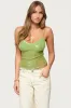 Azelia Beaded Sheer Chiffon Top sold by Edikted