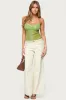 Azelia Beaded Sheer Chiffon Top sold by Edikted