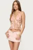 Mermaid Backless Sequin Split Front Top sold by Edikted