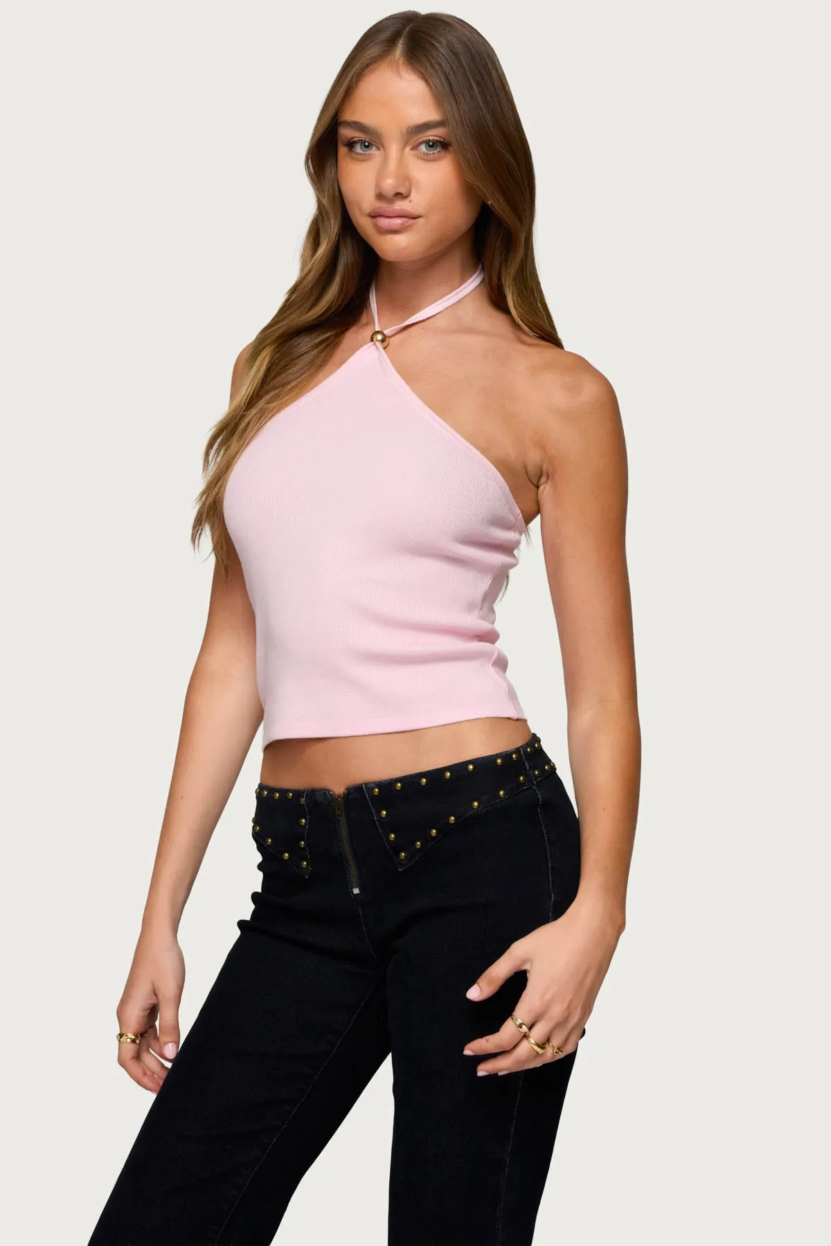 Hollis Knit Halter Top sold by Edikted product image thumbnail 3