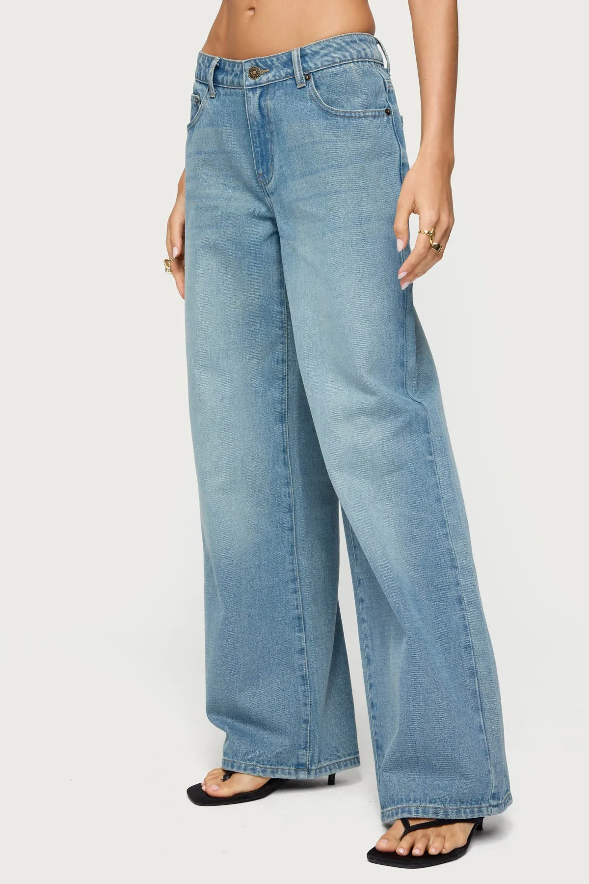 Raelynn Washed Low Rise Jeans sold by Edikted product image thumbnail 4