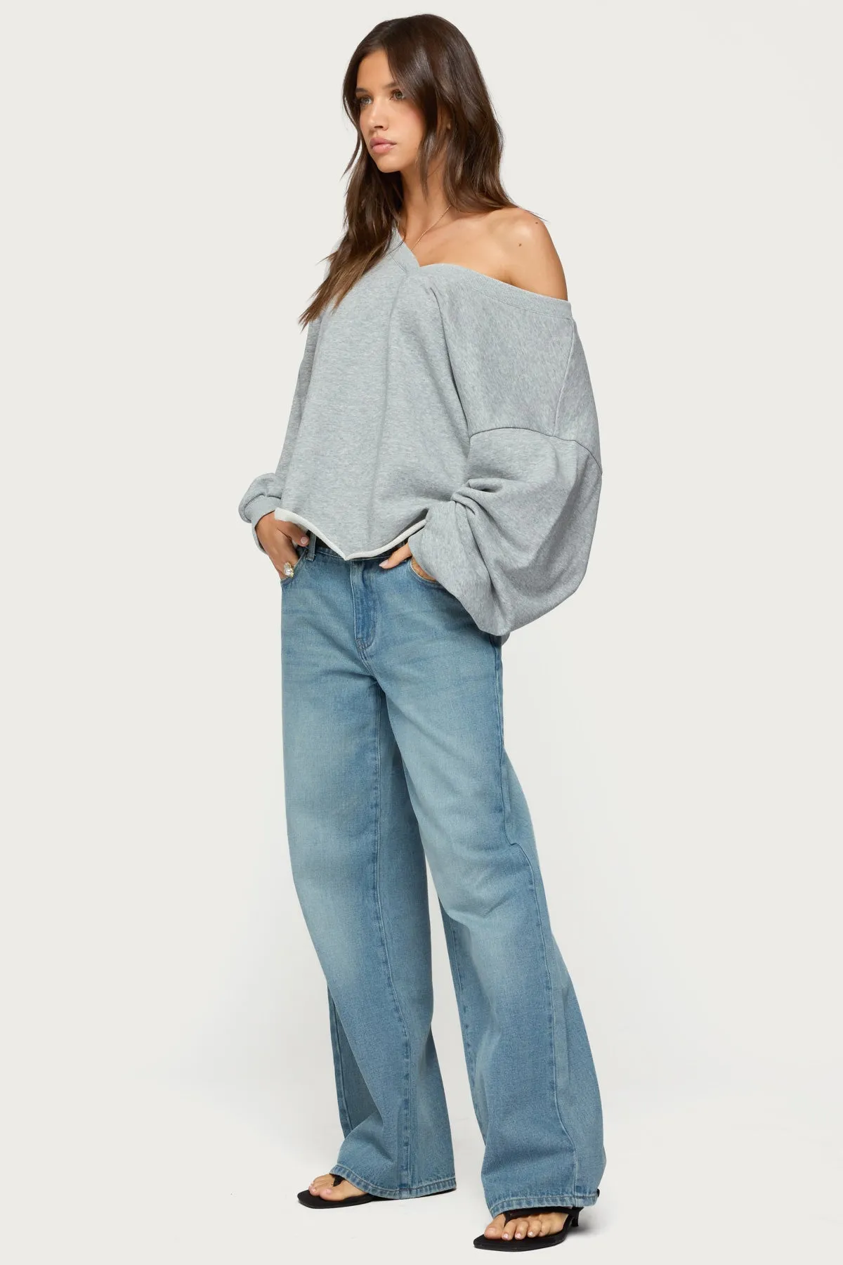 Raelynn Washed Low Rise Jeans sold by Edikted product image thumbnail 3