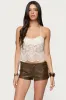 Amarie Sheer Lace Halter Top sold by Edikted