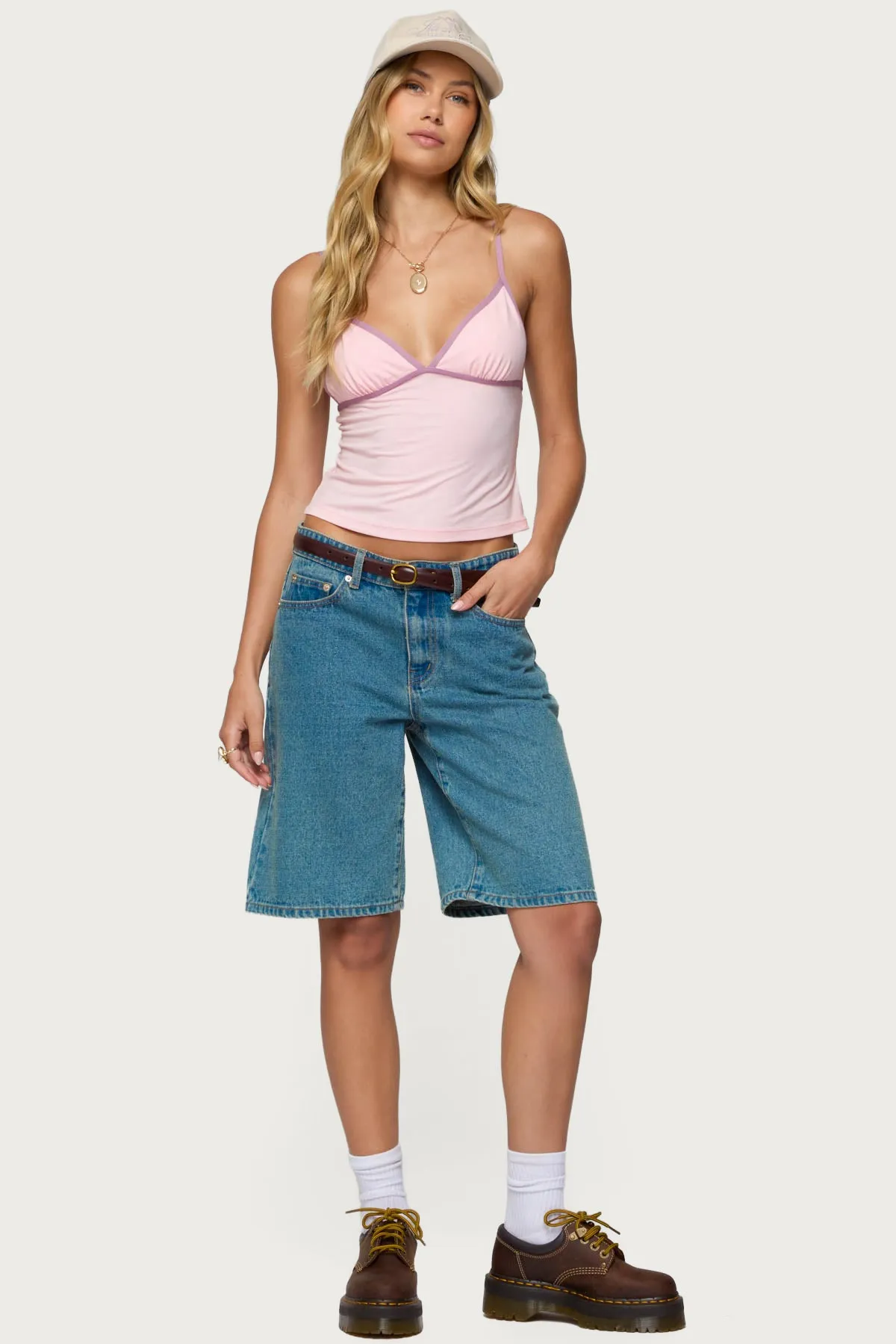 Leona Contrast Tank Top sold by Edikted product image thumbnail 2