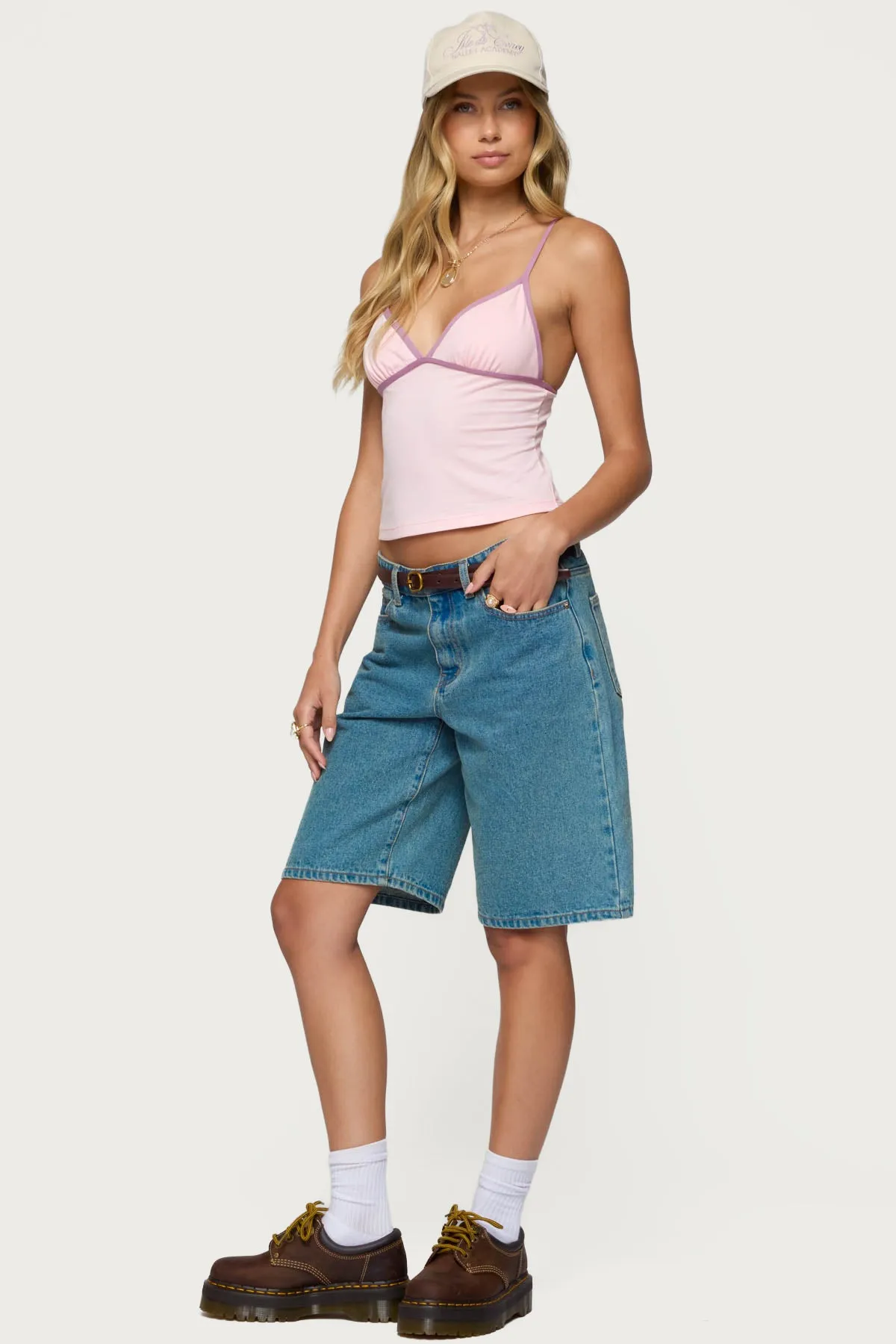 Leona Contrast Tank Top sold by Edikted product image thumbnail 4