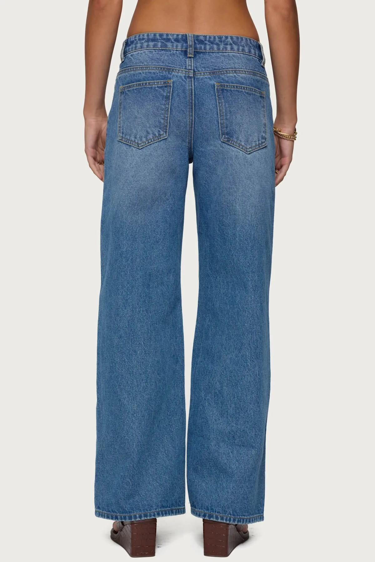 Ery Mid Rise Baggy Jeans sold by Edikted product image thumbnail 5