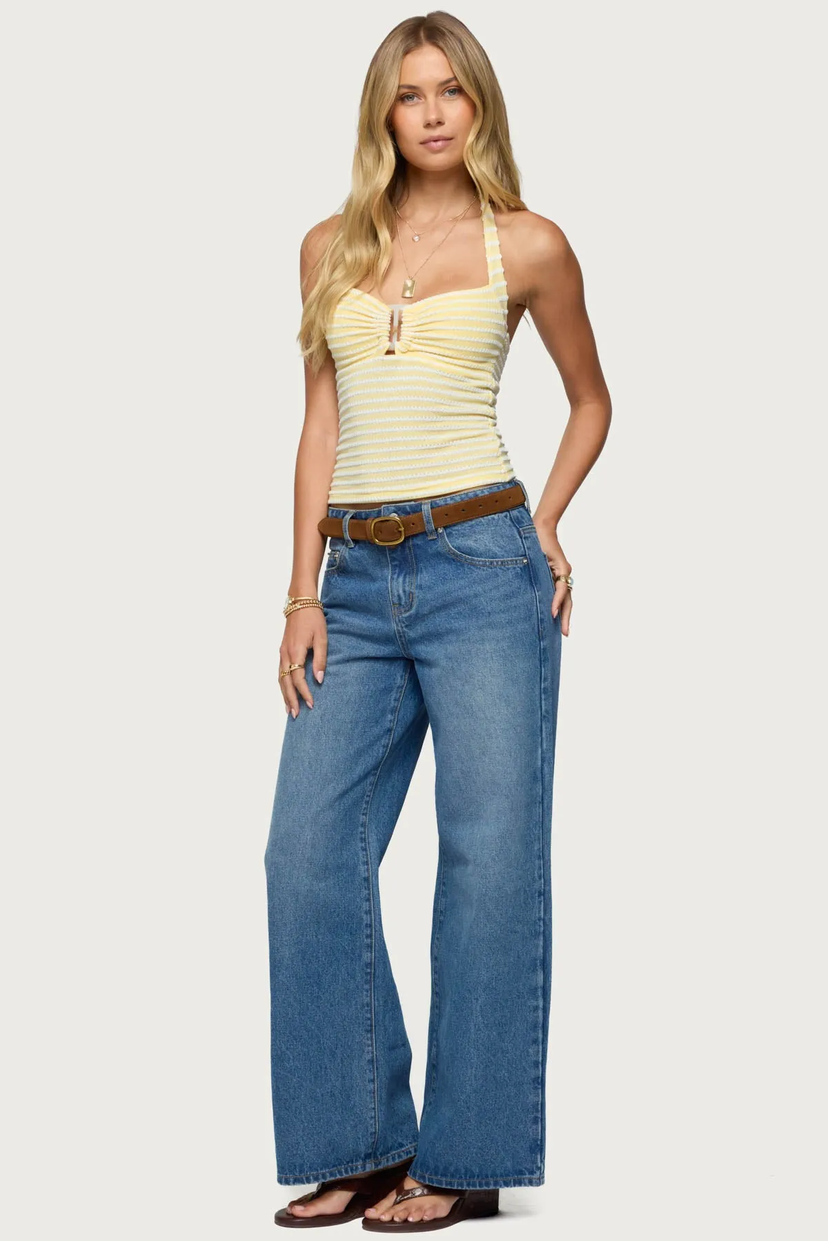 Ery Mid Rise Baggy Jeans sold by Edikted product image thumbnail 4