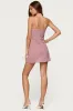 Polka Dot Cupped Chiffon Mini Dress sold by Edikted