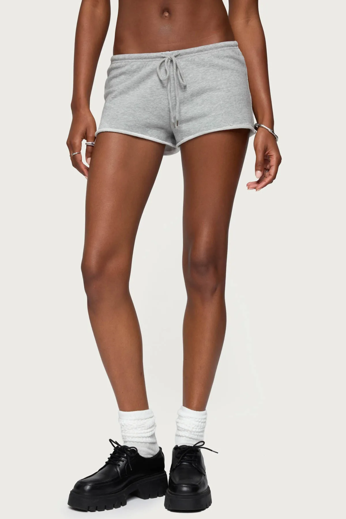 Leeroy French Terry Shorts sold by Edikted product image thumbnail 2