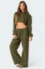 Brenna Low Rise Wide Sweatpants sold by Edikted