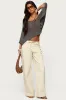 Laline Oversized Knit Crop Top sold by Edikted
