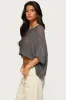 Laline Oversized Knit Crop Top sold by Edikted
