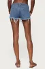 Frayed Vintage Washed Denim Shorts sold by Edikted