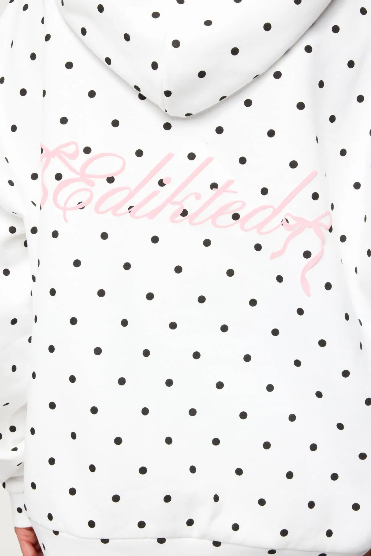 Chelsie Polka Dot Hoodie sold by Edikted product image thumbnail 4