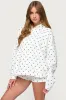 Chelsie Polka Dot Hoodie sold by Edikted