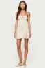 Safie Strapless Tiered Mini Dress sold by Edikted