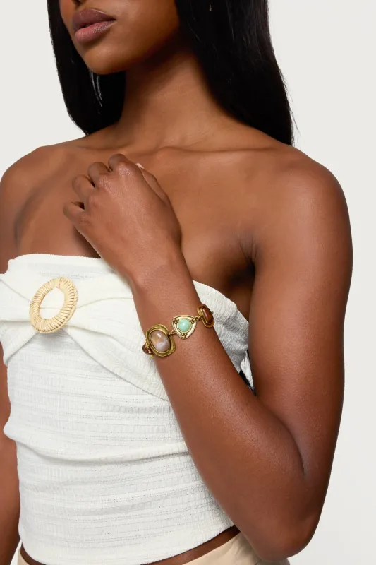 Stone Pendant Bracelet sold by Edikted