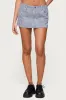Liliane Striped Mini Skort sold by Edikted