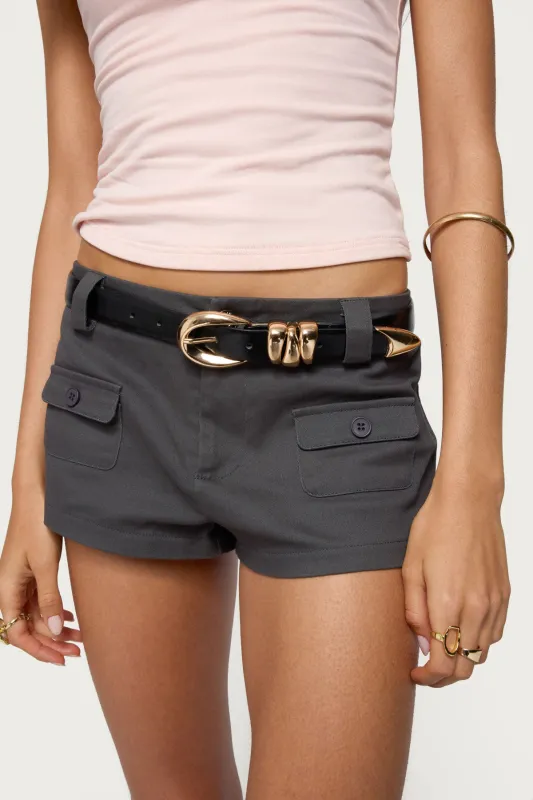 Venus Faux Leather Belt sold by Edikted