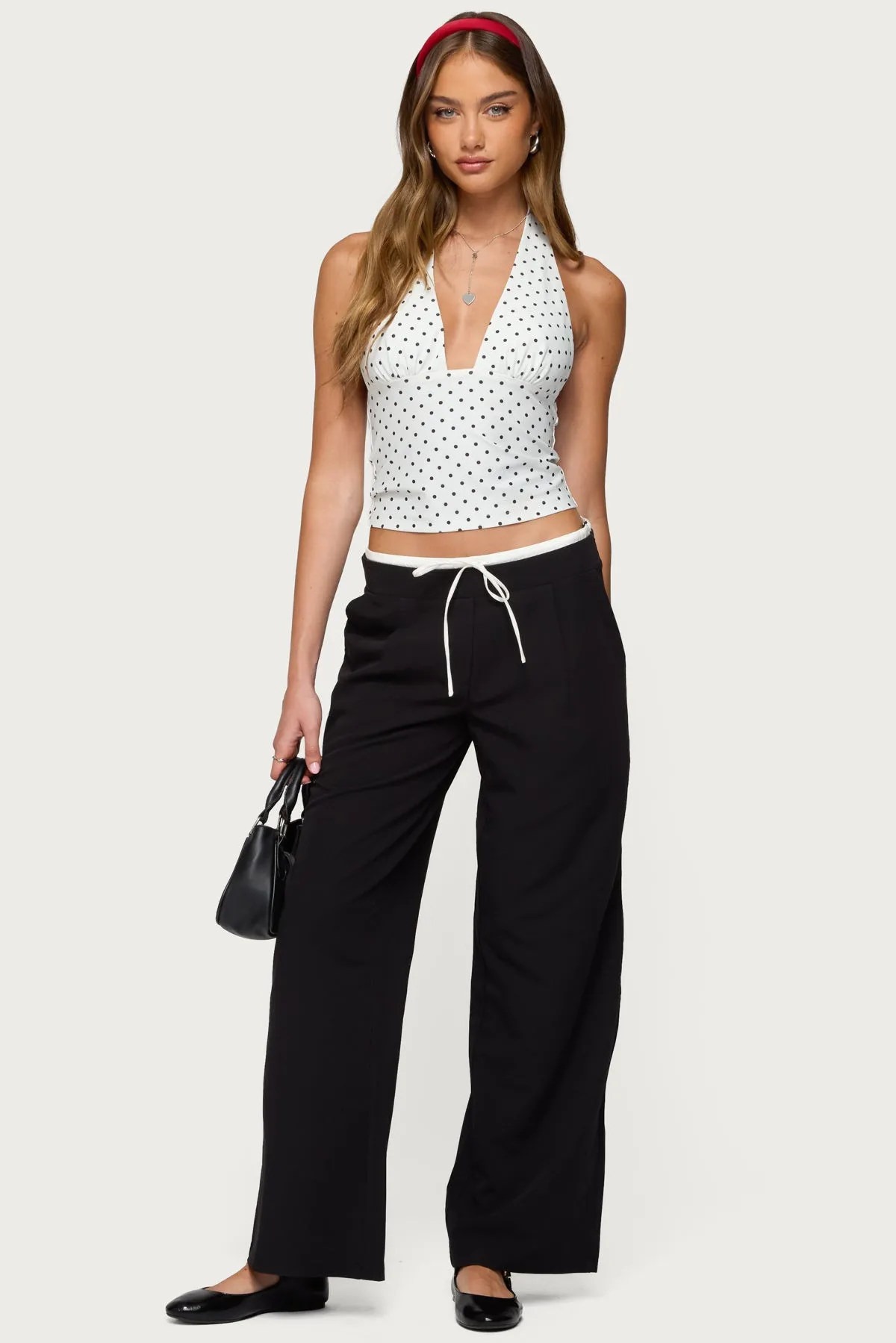 Peekaboo Drawstring Pants sold by Edikted