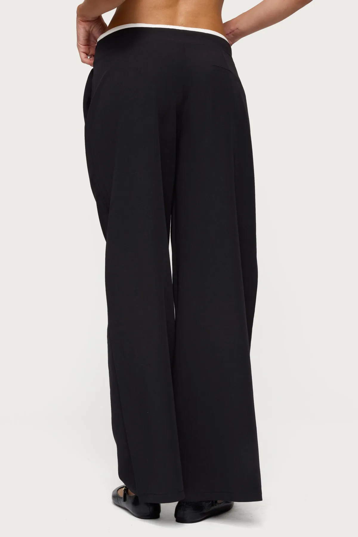 Peekaboo Drawstring Pants sold by Edikted product image thumbnail 5