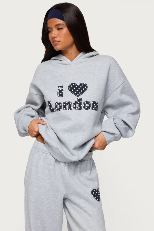 I Heart London Hoodie sold by Edikted