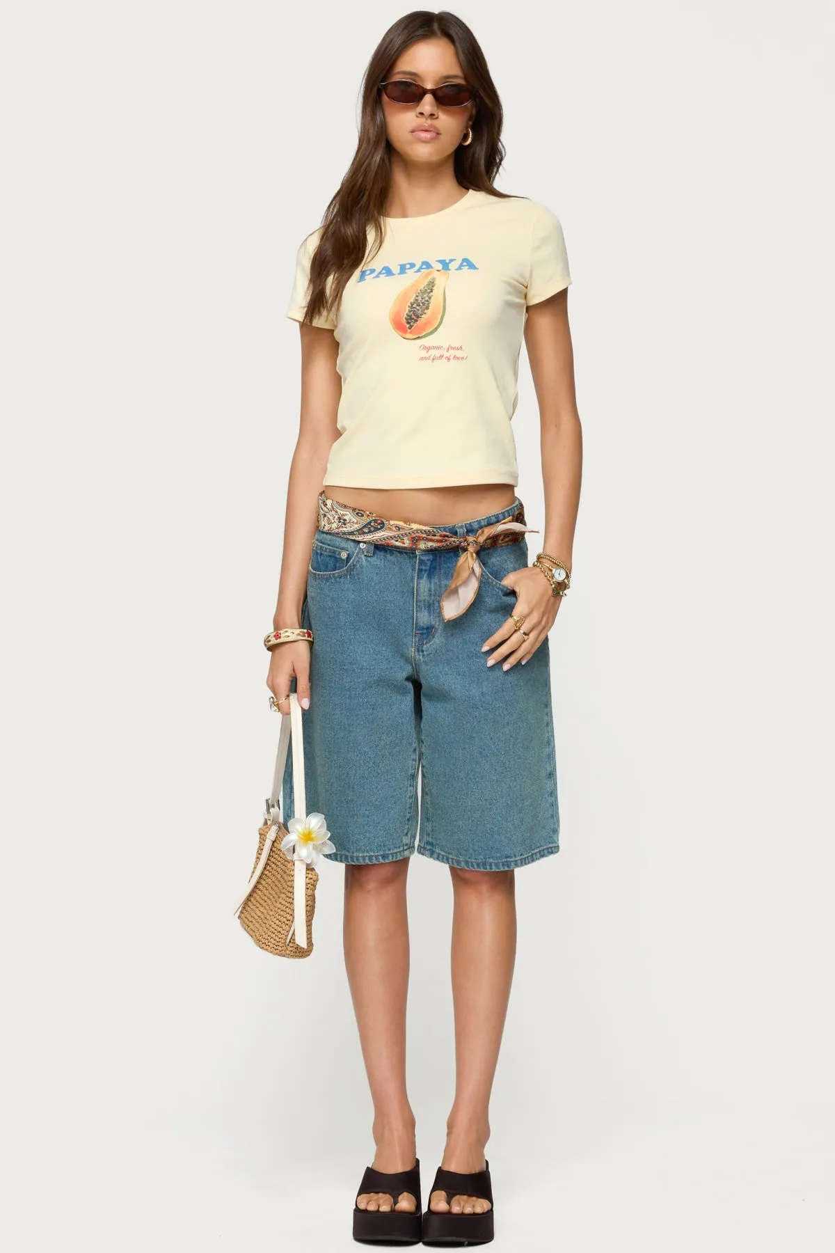 Papaya T Shirt sold by Edikted product image thumbnail 2