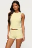 Leila Scalloped Knit Tank Top sold by Edikted
