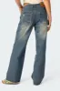 Doll House Low Rise Washed Jeans sold by Edikted