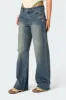 Doll House Low Rise Washed Jeans sold by Edikted
