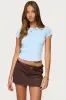 Marina Raglan Stripey T Shirt sold by Edikted