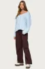 Inga Oversized Cable Knit Sweater sold by Edikted