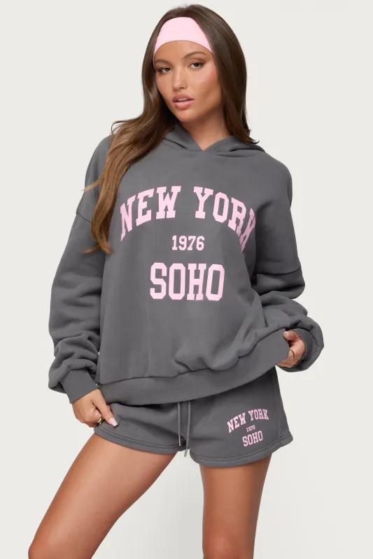 Soho 76 Hoodie sold by Edikted