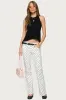 Ivey Backless Crochet Halter Top sold by Edikted